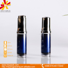 20ml blue acrylic luxury dropper bottle with PP screw cap